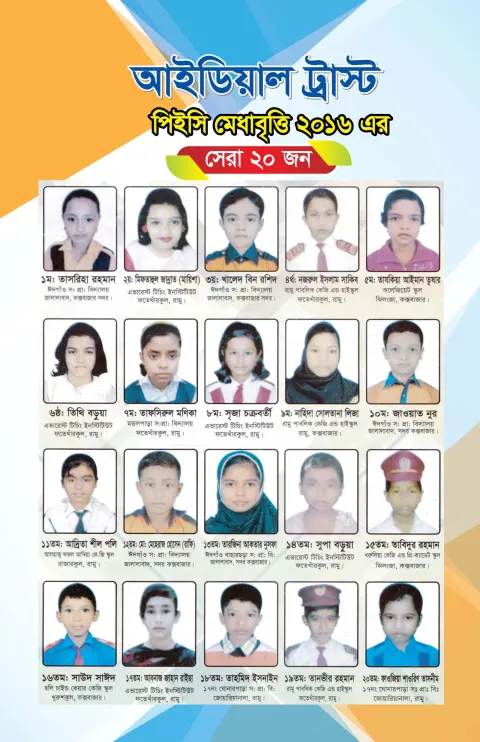 আইডিয়াল ট্রাস্ট পিইসি মেধাবৃত্তি