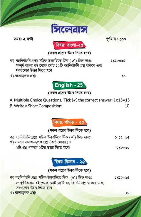 আইডিয়াল ট্রাস্ট পিইসি মেধাবৃত্তি